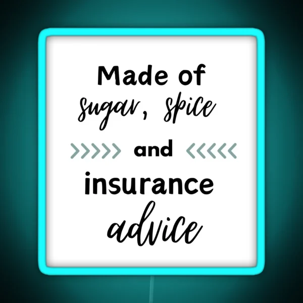 Insurance Agent Or Broker RGB Neon Sign