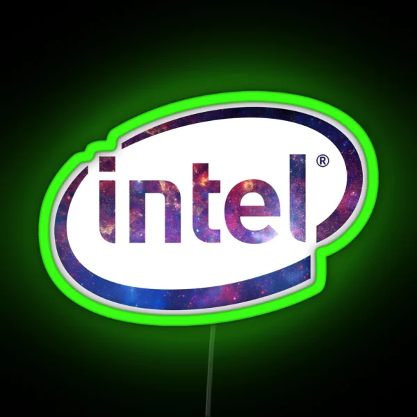 Intel RGB Neon Sign
