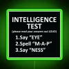 Intelligence Test RGB Neon Sign - Image 3
