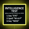 Intelligence Test RGB Neon Sign - Image 5