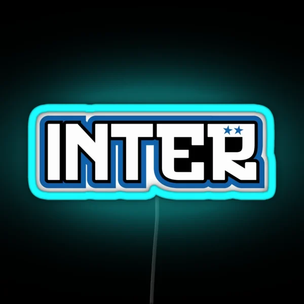 Inter RGB Neon Sign