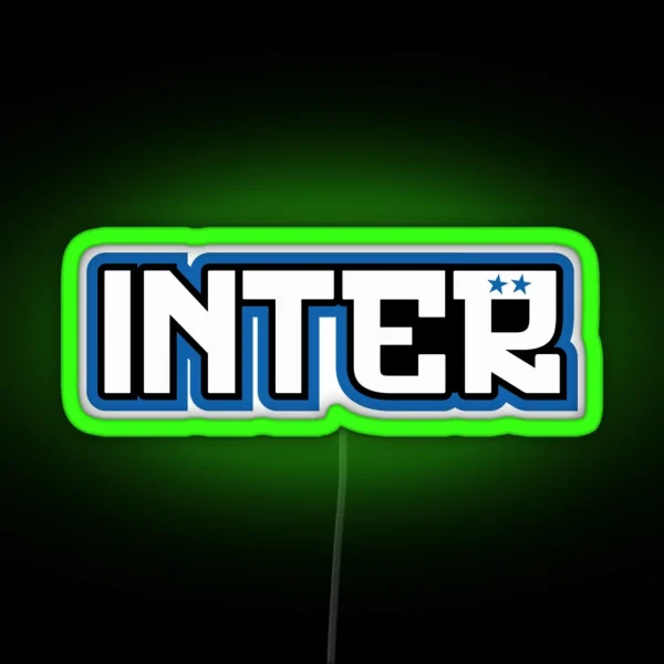 Inter RGB Neon Sign