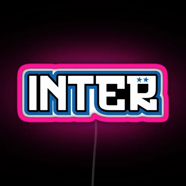 Inter RGB Neon Sign