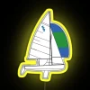 International 420 Sailboat RGB Neon Sign - Image 5