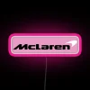 Interpretation Of The Mclaren Formula One Logo RGB Neon Sign