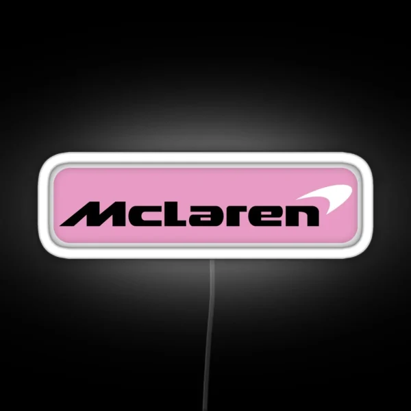 Interpretation Of The Mclaren Formula One Logo RGB Neon Sign