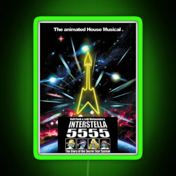 Interstella 5555 RGB Neon Sign