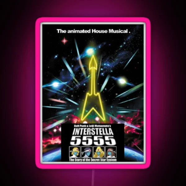 Interstella 5555 RGB Neon Sign