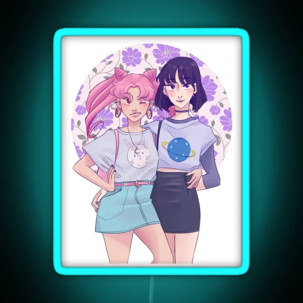 Interstellar Girlfriends RGB Neon Sign
