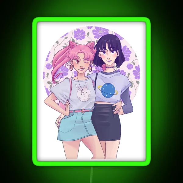 Interstellar Girlfriends RGB Neon Sign