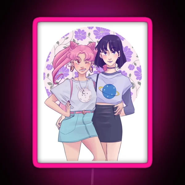 Interstellar Girlfriends RGB Neon Sign