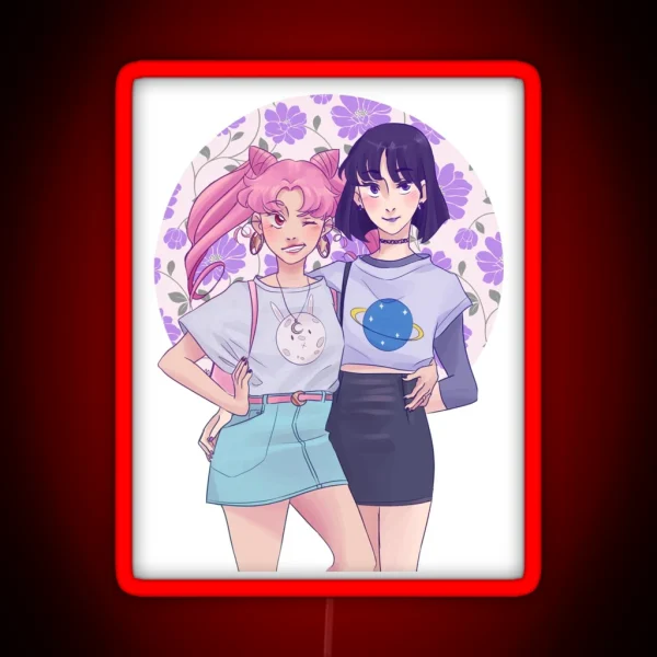 Interstellar Girlfriends RGB Neon Sign