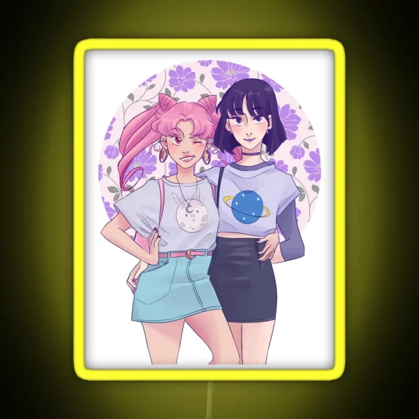 Interstellar Girlfriends RGB Neon Sign