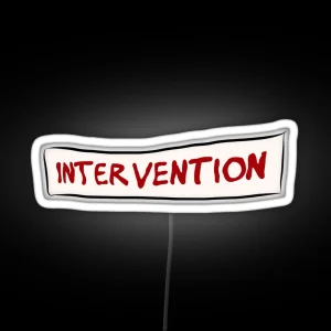 Intervention Banner RGB Neon Sign