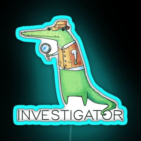 Investigator RGB Neon Sign