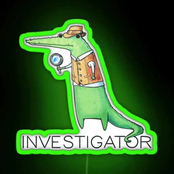 Investigator RGB Neon Sign