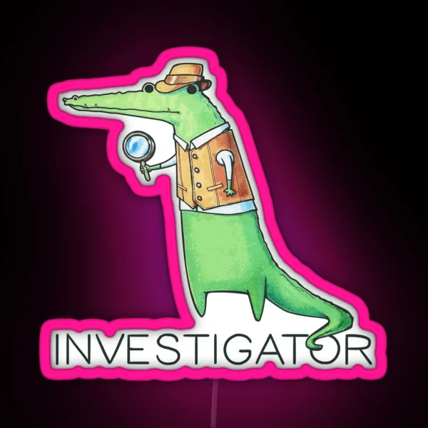 Investigator RGB Neon Sign