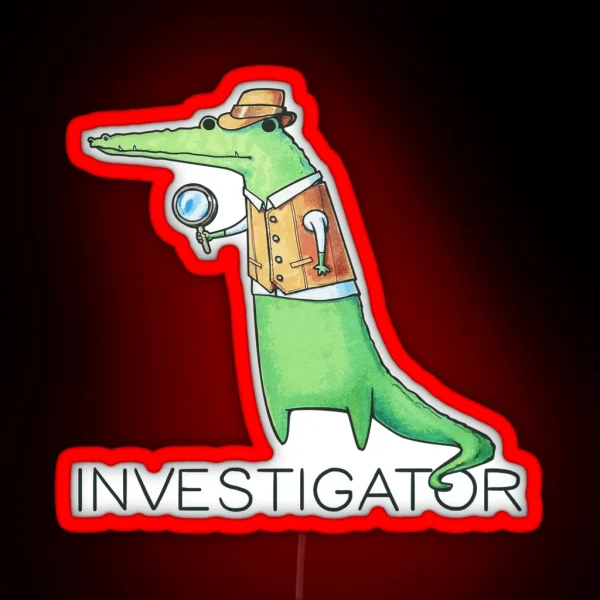 Investigator RGB Neon Sign