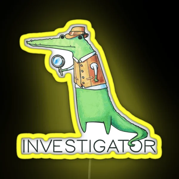 Investigator RGB Neon Sign