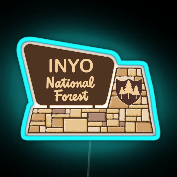 Inyo National Forest RGB Neon Sign