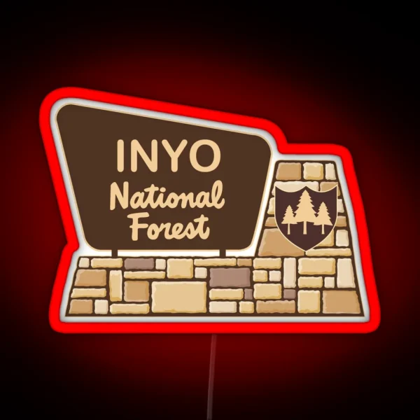 Inyo National Forest RGB Neon Sign