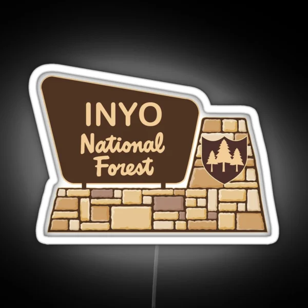 Inyo National Forest RGB Neon Sign