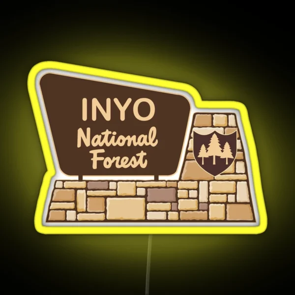 Inyo National Forest RGB Neon Sign