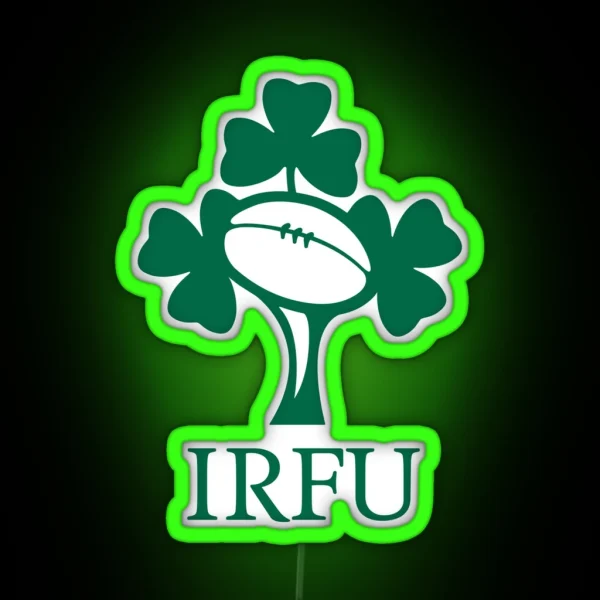 Ireland Rugby RGB Neon Sign