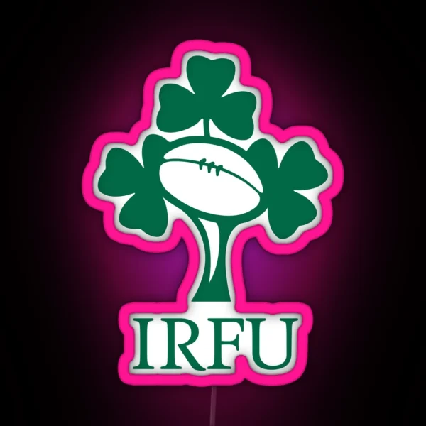 Ireland Rugby RGB Neon Sign