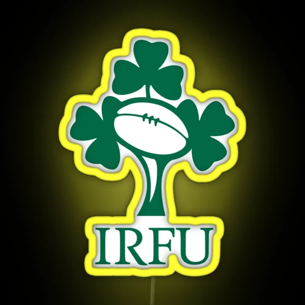 Ireland Rugby RGB Neon Sign