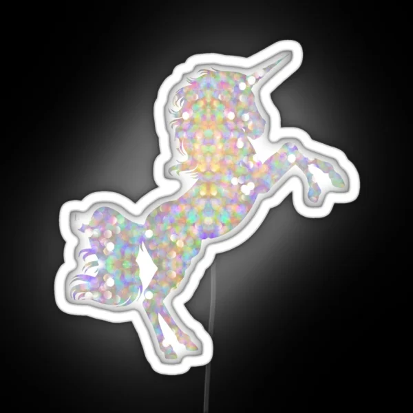 Iridescent Unicorn RGB Neon Sign