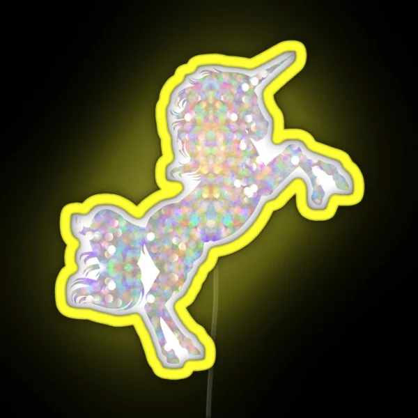 Iridescent Unicorn RGB Neon Sign