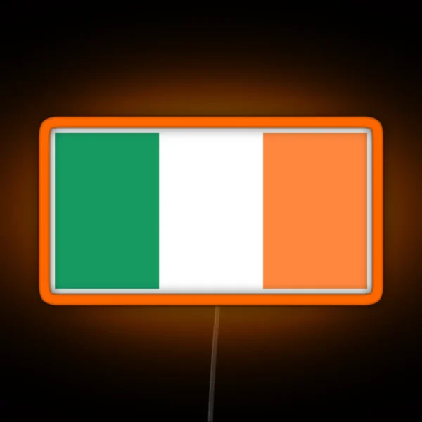 Irish Flag RGB Neon Sign