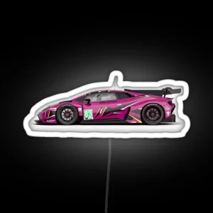 Iron Dames Lamborghini GT3 83 RGB Neon Sign