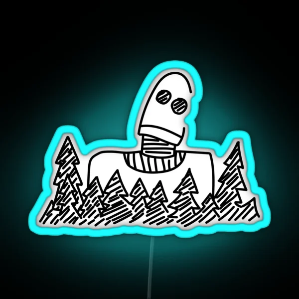 Iron Giant RGB Neon Sign