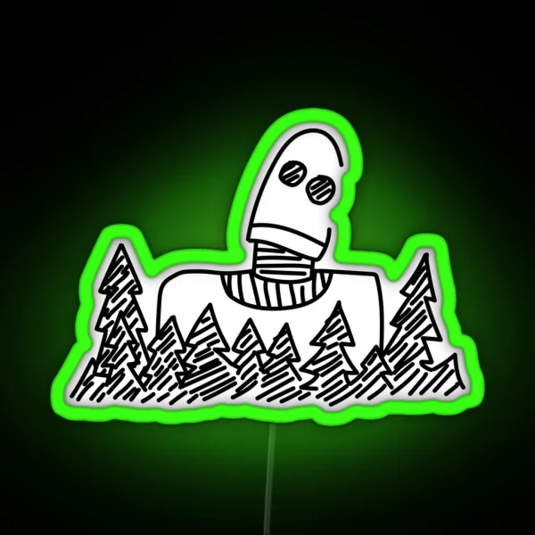 Iron Giant RGB Neon Sign