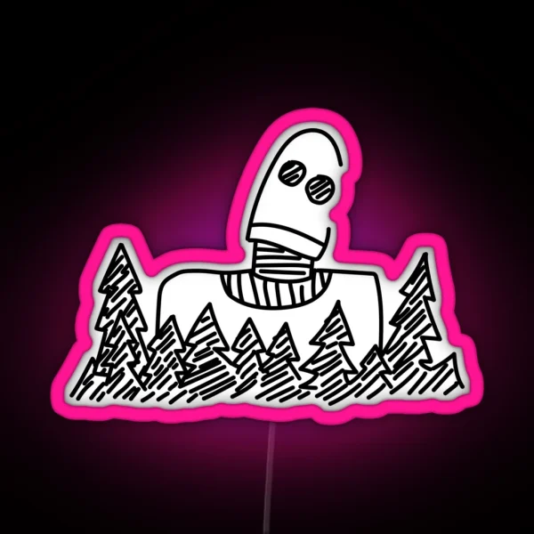 Iron Giant RGB Neon Sign