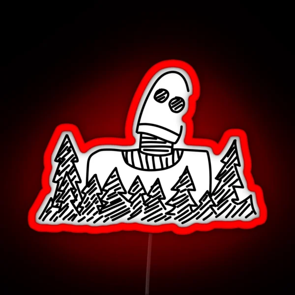 Iron Giant RGB Neon Sign