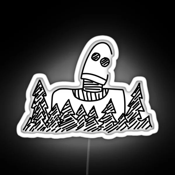 Iron Giant RGB Neon Sign