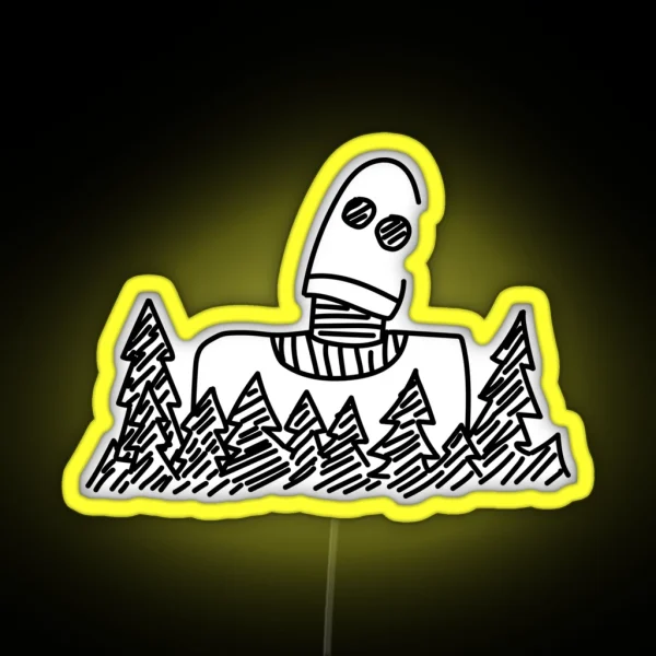 Iron Giant RGB Neon Sign