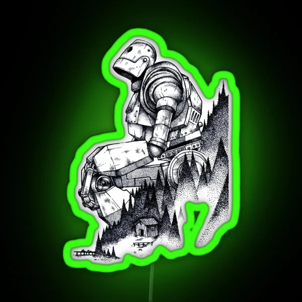 Iron Giant RGB Neon Sign