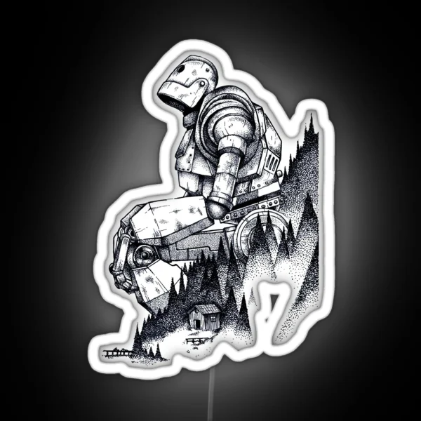 Iron Giant RGB Neon Sign