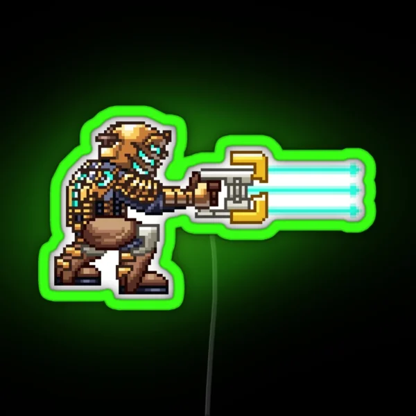 Isaac Clarke RGB Neon Sign