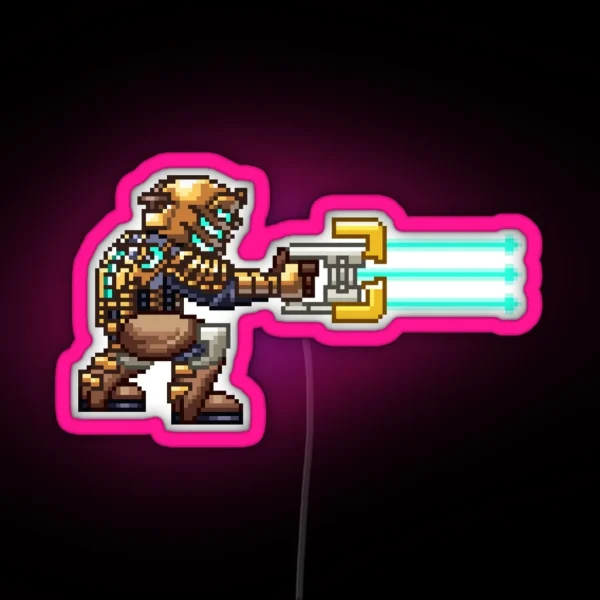 Isaac Clarke RGB Neon Sign