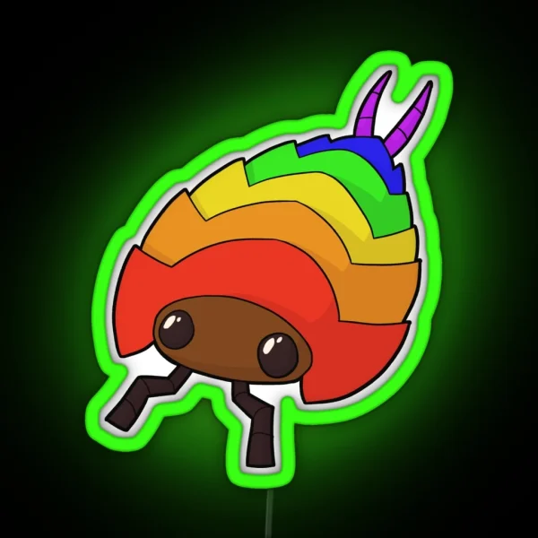 Isopod Gay Pride RGB Neon Sign