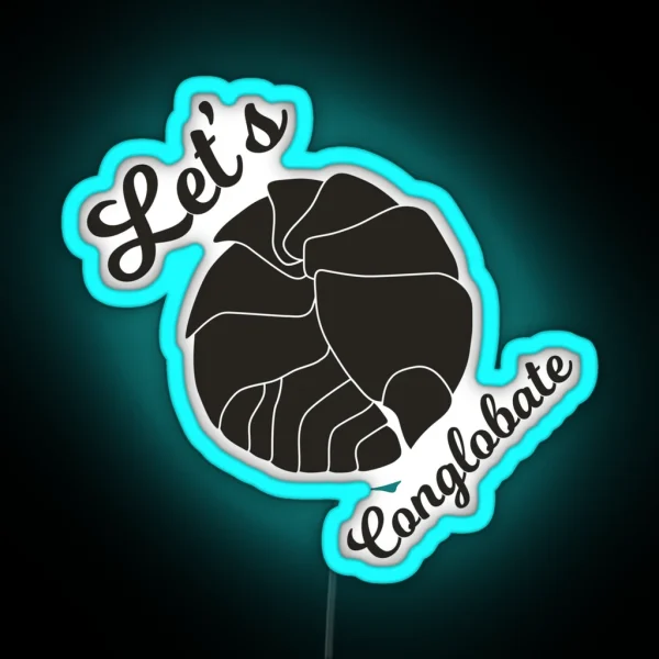 Isopod Let S Conglobate Roly Poly RGB Neon Sign