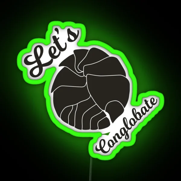 Isopod Let S Conglobate Roly Poly RGB Neon Sign