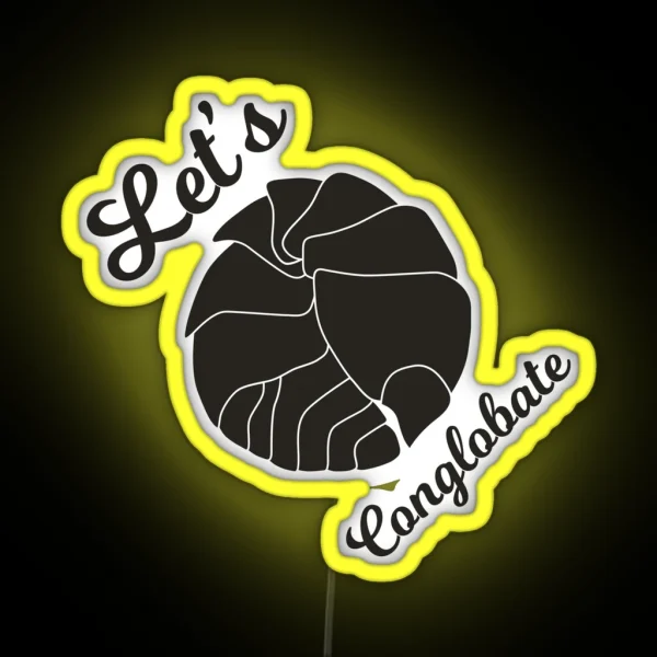 Isopod Let S Conglobate Roly Poly RGB Neon Sign