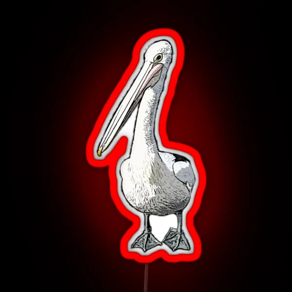 It Is A Pelicans Life CARTOON PELICAN BASED RGB Neon Sign