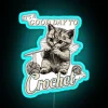 It S A Good Day To Crochet Adorable Kitten Design For Yarn Lovers RGB Neon Sign - Image 3